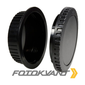 Комплект крышка задняя для объектива и байонета камеры для Canon RF Fotokvant CAP-RF-Kit