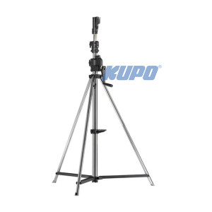 KUPO 483BT 3 SCT Wind-Up Stand w/Auto Self-Locking Device Black стойка с редукторной колонной