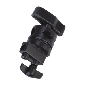 Металлическая поворотная муфта для журавля и флагов черная Fotokvant RMU-3