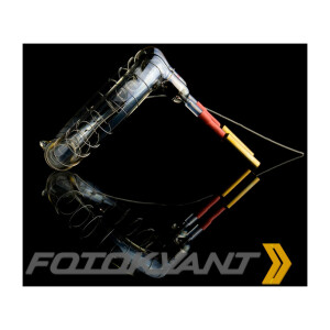 Фон пластиковый зеркальный 50х60 см черный 3 мм Fotokvant BP-6050