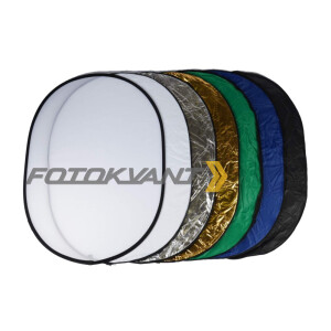 Godox RFT-02-110 светоотражатель 2в1 круглый серебро-белый 110 см