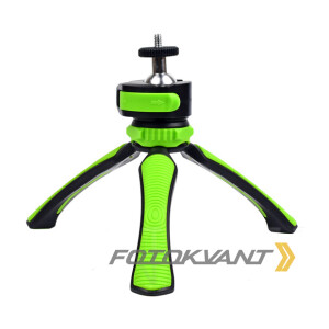 Мини-штатив настольный зеленый Fotokvant TM-04G green