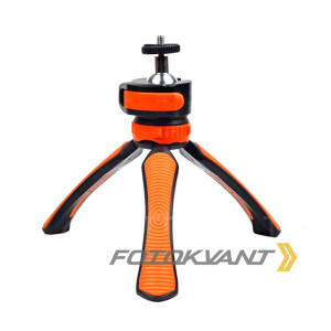 Мини-штатив настольный оранжевый Fotokvant TM-04O orange