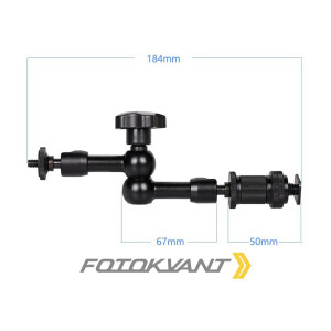 Кронштейн на горячий башмак Magic Arm 7 дюймов для установки оборудования на фото- и видеокамеры Fotokvant MA-07