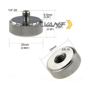 Зажим пластиковый с шаровой головой 1/4 дюйма Fotokvant RCL-S9 