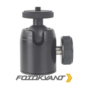 Адаптер-переходник 1/4" папа - 1/4" папа винтовой Fotokvant FLH-06-AL