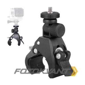 Студийная клипса-прищепка с шаровой головой 1/4" Fotokvant CL-C37