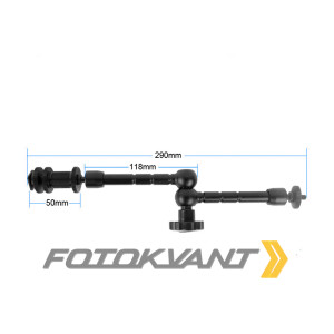 Кронштейн на горячий башмак Magic Arm 11 дюймов для установки оборудования на фото- и видеокамеры Fotokvant MA-11 