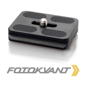 Быстросъемная площадка для штативных голов Benro B0/B1/B2/J0/J1 50 мм Fotokvant PU-50