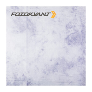 Фон тканевый 300х600 см художественный бело-синий Fotokvant BG-3060 TD50