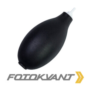 Резиновая груша черная для очистки матрицы и оптики Fotokvant CLE-02BLACK 