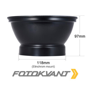 Стандартный рефлектор 18 см 60 град. байонет Elinchrom Fotokvant RF-18EL