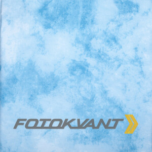 Фон тканевый 300х600 см художественный голубой Fotokvant BG-3060 TD80 