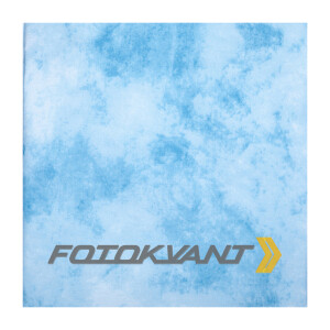 Фон тканевый 300х600 см художественный голубой Fotokvant BG-3060 TD80