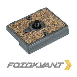 Быстросъемная площадка для штативных голов Manfrottо с пробковым покрытием Fotokvant 200PL WOOD 