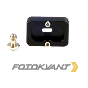 Быстросъемная площадка для штативных голов Fotokvant PU-25