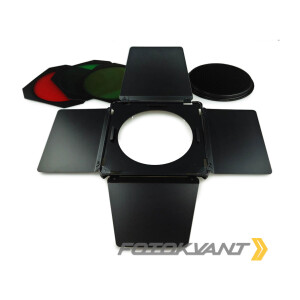 Комплект шторки с цветными фильтрами для рефлектора 17-18 см Fotokvant BD18