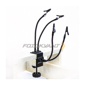 Комплект 2х зажимов пластиковых больших 100 мм прищепки Fotokvant CL-P100 Kit