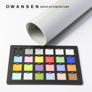 Фон пластиковый серый матовый 70х100 см Wansen PB-0710-05 Grey mat 