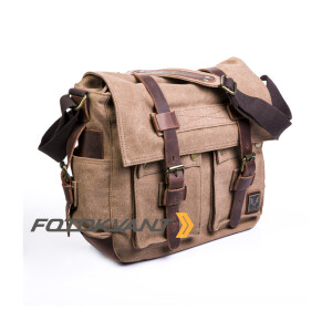 Сумка для фотоаппарата цвет корица Fotokvant BSN-03 Сinnamon