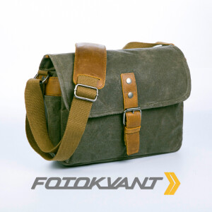 Сумка для фотоаппарата цвет армейский зеленый Fotokvant BSN-09 Military green 