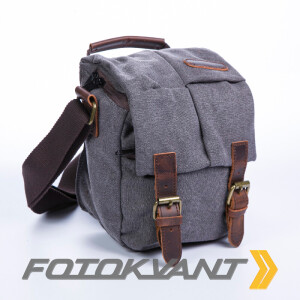 Сумка для фотоаппарата цвет светло серый Fotokvant BSN-07 Light grey 