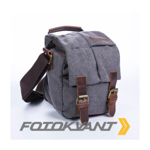 Сумка для фотоаппарата цвет светло серый Fotokvant BSN-07 Light grey
