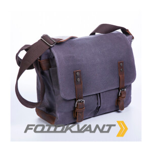 Сумка для фотоаппарата цвет темно серый Fotokvant BSN-08 Dark grey 