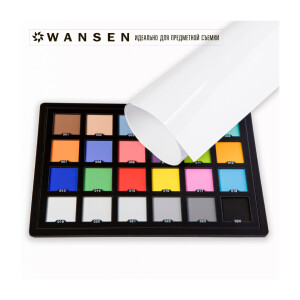 Фон пластиковый белый глянцевый 70х100 см Wansen PB-0710-03 White gloss