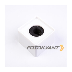 Куб для микрофона белый для нанесения логотипа Fotokvant MAC-14 White
