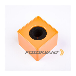 Куб для микрофона оранжевый для нанесения логотипа Fotokvant MAC-14 Orange 