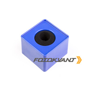 Куб для микрофона голубой для нанесения логотипа Fotokvant MAC-14 Blue