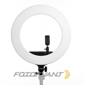 Кольцевой светодиодный осветитель 48Вт 3200-5800К Fotokvant LED-480C RING