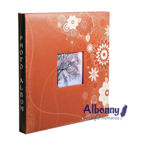 Фотоальбом терракотовый 40 белых страниц Albonny AMP-2732-40-R