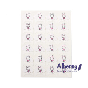 Уголки для фотоальбомов белый кролик Albonny PC-012 White bunny для крепления фотографий