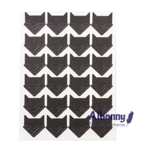 Уголки для фотоальбомов черные Albonny PC-001 Black для крепления фотографий