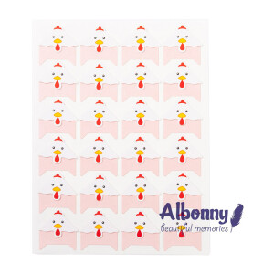 Уголки для фотоальбомов цыпленок Albonny PC-004 Chicken для крепления фотографий