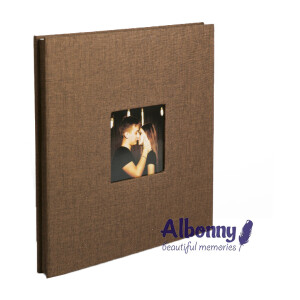 Фотоальбом шоколад 40 белых страниц Albonny AMP-2728-40-Chocolate