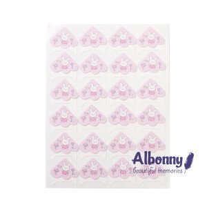 Уголки для фотоальбомов розовый кролик Albonny PC-013 Pink bunny 