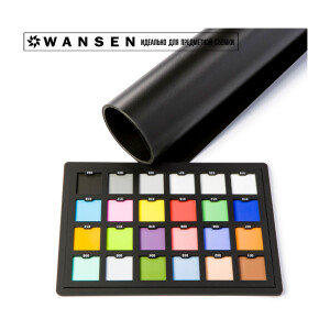 Фон пластиковый черный матовый 70х100 см Wansen PB-0710-03 Black mat