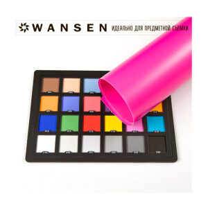 Фон пластиковый фуксия матовый 70х100 см Wansen PB-0710-05 Fuchsia mat