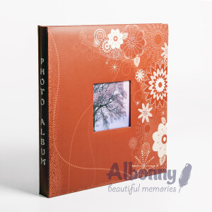 Фотоальбом терракотовый 40 белых страниц Albonny AMP-2732-40-R 