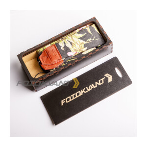 Ремень для фотоаппарата в подарочной деревянной коробочке Fotokvant STO-57 