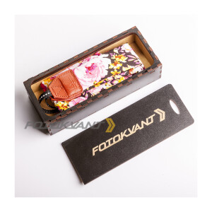 Ремень для фотоаппарата в подарочной деревянной коробочке Fotokvant STO-56