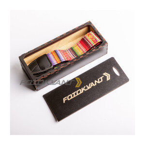 Ремень для фотоаппарата в подарочной деревянной коробочке Fotokvant STO-27 