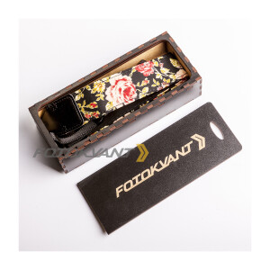 Ремень для фотоаппарата в подарочной деревянной коробочке Fotokvant STO-24 