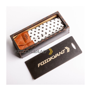 Ремень для фотоаппарата в подарочной деревянной коробочке Fotokvant STO-10 