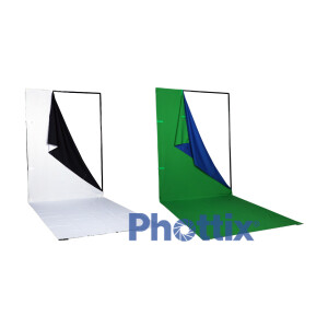 Фон шелковый 100×140 см цвет "черный блеск" Wansen BS-1014-841325 Bright Black 