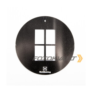 Маска гобо Ø 58 мм окно Fotokvant GMW-06 Gobo mask для оптических насадок