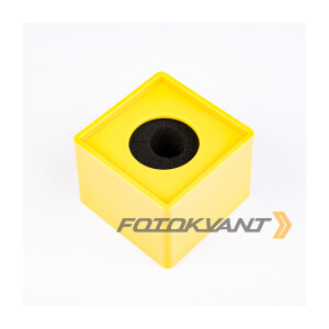 Куб для микрофона большой желтый для нанесения логотипа Fotokvant MAC-22-Yellow